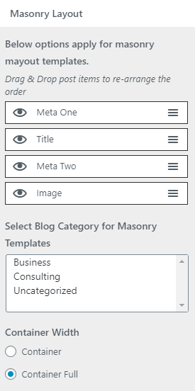 Masonry Blog Layout
